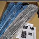 24-Inch Leather Bar Stools Set of 2, Counter Height Barstools with High BackrestBar Chairs for Kitchen Island with Heavy Duty Metal Legs, Dark Brown