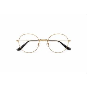 Round Lens Glasses, Color Gold