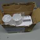 iHave Toothbrush Holders for Bathrooms, 2 Cups Toothbrush Holder Wall Mounted with Toothpaste Dispenser - Large Capacity Tray, Cosmetic Drawer - Bathroom Decor & Bathroom Accessories (White)