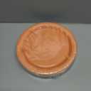 48PCS Colorful Party Paper Plates, 9inch Disposable Red Green Orange Yellow Paper Desssert Cake Plates Colored Tableware Set for Birthday Baby Shower Easter He is Risen Decorations