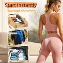 Ropeless Battle Ropes for Home Gym-Portable Cordless Training with Poster