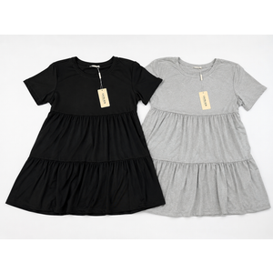 Two Dresses Black and Gray Medium