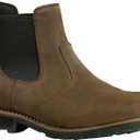 Carhartt Men’s Frontier Water Resistant Chelsea Work Boots - Rugged Leather Upper, Soft Toe Comfort, EVA Midsole & Grip Outsole, Mossy Brown - 9.5 M