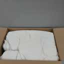 ELNIDO QUEEN Feather Comforter California King Size, Filled with Feather and Downfiber - White Duvet Insert, All Season Luxurious Hotel Fluffy Bed Comforter with Cotton Cover, Cal King 104x96 Inch