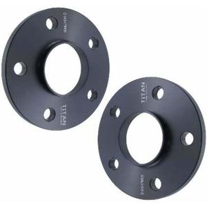 12mm 5x4.5 Hubcentric Wheel Spacers Fits Mitsubishi Lancer Evo - 12mm, 5x114.3, 67.1mm Hub Pair of Two (Black)