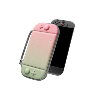tomtoc Slim Carrying Case for Nintendo Switch 2 Model 2025, Odorless Felt Protective Hard Shell with 12 Game Card Slots, Portable Travel Storage Case with Original Patent and Military Grade Protection