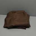 Brown Linen Textured Blackout Curtains for Living Room, 100% Light Blocking Curtain Drapes Chocolate Brown 2 Pcs 52"x102" inch