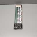 LaRibbons Reversible Christmas Wrapping Paper Mini Roll, 3 Rolls 17" x 120" , Featuring Northfolk Pine Nutcracker Soldiers, Plaid, Stripes and Argyle Patterns, Ideal for Christmas, Holiday, Winter Parties