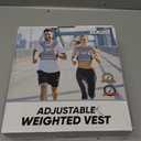 Adjustable Weighted Vest Women/Men, 6-12lb/12-18lb/20-32lb Weight Vest with 6 Ironsand Weights for Strength Training Rucking Running Walking Fitness Workout