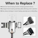 Original P2S Hotend Heating Assembly Kit for Bambu Lab P2S 3D Printers, P2S Hotend Heating Component Quick-Change with Heater Cartridge & Thermistor, Base Clip 3D Printer P2S Accessories