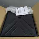 SNTD Dish Drying Rack - Extendable Dish Rack, Large Sink Drying Dish Drainer for Kitchen Counter, Stainless Steel Dish Strainer with Utensil Holder (Black)