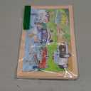 Puzzles for Kids Ages 4-6, 24 Pieces Wooden Puzzles for Toddlers Ages 3-5 4-8 3 4 5 6 3-4 Year Olds.4 Pack Car Puzzle Set Children Jigsaw Puzzles for Boys and Girls Educational Learning Toys