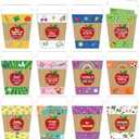 2 x Jansun 12 Pack Teacher Appreciation Coffee Gift Card Holders, Teacher Appreciation Gift Card Holders Teachers Day Appreciation Present for Colleague Teacher Holiday Gift Supplies