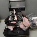 VEVOR Pro 15x15 Heat Press with 30 OZ Tumbler Attachment, 8in1 Combo Tumbler Hat Heat Press for T-Shirts, Tumblers Glass Cans Mugs Hats Caps, and Plates (Black & Pink)