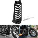 Motorcycle Front Chin Fairing Spoiler Lower Radiator Cover Fit for Harley Softail Street Bob Fat Bob Breakout FXBB FXFB FXBR FXBRS 2018-2024 (Gloss Black)
