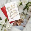 6 x NewEleven Engagement Gifts For Couples - Happy Wedding Cards For Bride And Groom - Romantic Present, Congratulation Wedding Gifts From Friend, Family - Greeting Card (May The Rest)