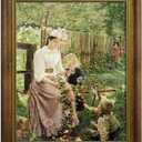 Abtgt Vintage Style 11x14 Picture Frame, Made of Tempered Real Glass for Tabletop or Wall Mount, 11x14 Photo Frame for Home Decor, Brown