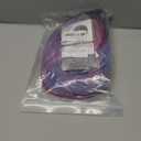 GNIMEGIL Long Wavy Wigs For Women Rainbow Colorful Halloween Party Wig Brown Roots Mixed Audrey Descendants Costumes For Women