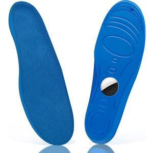 Shoe Insole for Airtag, Shoe Insert for Kids and Adults, Comfortable Footwear Mount (Foot:8.7-9.4IN/Insole 9.2-9.8IN/M's 5-M's6, Blue)
