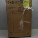 EKO Deluxe Mirage-T 50 Liter / 13.2 Gallon Touchless Rectangular Motion Sensor Trash Can, Matte Stainless Steel Finish