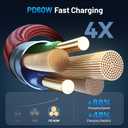 60W Fast Charging Cable for Apple Watch Charger, 6-in-1 Portable Multi Charging Cable for iPhone, Apple Watch Series 1–11/SE/Ultra, Essentials