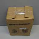 Vintage Blue Butterfly Bookends,Resin Book Ends for Shelves,Heavy Duty Decorative Bookends,Creative Book Stopper Holder Decor for Desk Home Office,Shelf Decoration,Gifts for Mother's Day