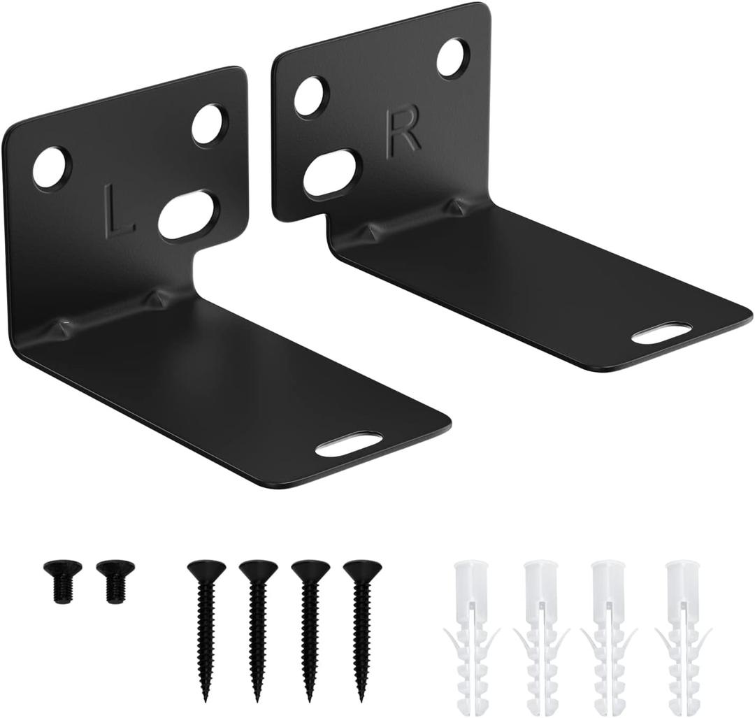 tiebutie Soundbar Wall Mount for Bose WB-300 SoundTouch 300 Sound Bar 300/500/550/600/700/900/950 Smart Ultra Bracket with Hardware Kit, Sound Bar Mount for Bose Soundbar Mounting Bracket Under TV