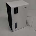 NineSky Dehumidifier for Home, 95 OZ Water Tank, (1000 sq.ft) Dehumidifiers for Bathroom Bedroom Basement with Auto Shut Off,7 Colors LED Light(White)