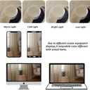 Chyhomenyc Taupe Sheer Curtains 84 Inches Long 2 Panels Set- Light Filtering Curtains for Bedroom, Soft Airy Voile Rod Pocket Living Room Window Drapes, 42Wx84L Inches, 2 PCS