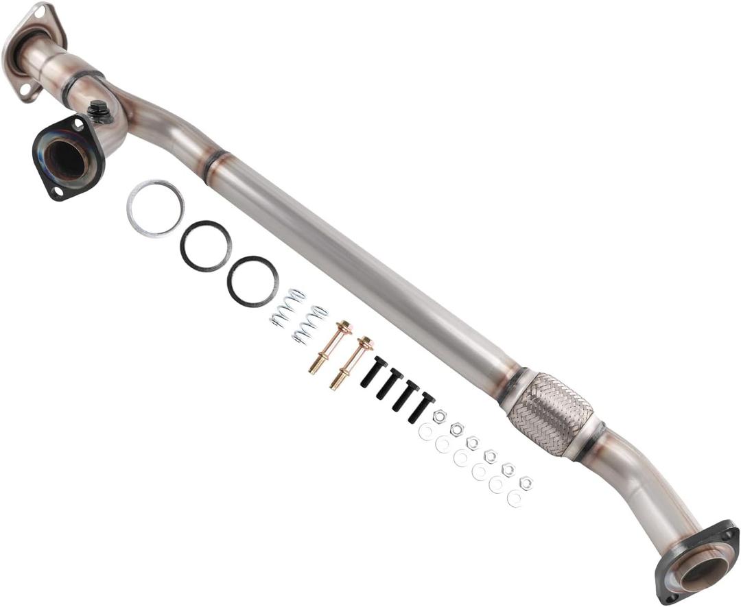 409 Stainless Steel Exhaust Front Flex Pipe Compatible with