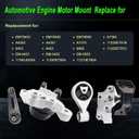 Engine Motor Mount Compatible with Nissan 2008-2013 Rogue 2014-2015 Rogue Select AWD 2.5L Replacement for A7370 A7392 A4351 A4352 Set of 4