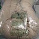 JOEJOY Small Dog Cat Bed With Hooded Blanket, Cozy Cuddler Luxury Puppy Pet Donut Round Calming Anti-Anxiety Burrow Cave - Anti-Slip Bottom, Machine Washable, 23 Inch (Beige)