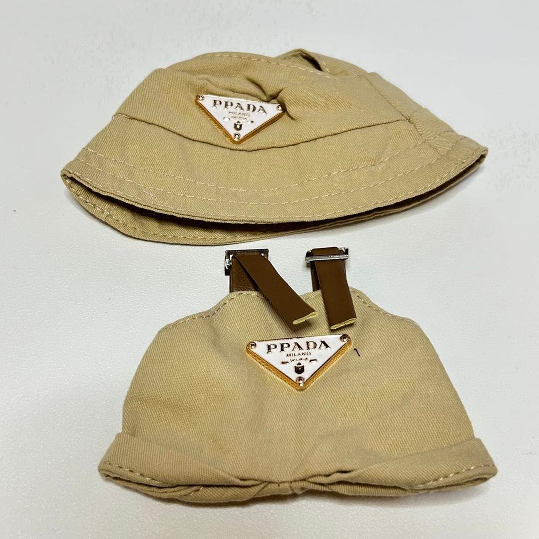 17cm Clothes Set(NO Doll), Hat & Overalls Set for 17cm Accessories Suit,Cute Stylish Clothing Suit for Doll Dress up (Khaki) Pack of 6