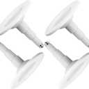 Jolux 5/6 Inch LED Can Lights Adjustable Recessed Retrofit Downlight, 12W=60W, 3000K Warm White, 800LM, Dimmable, ETL Damp Rated Replacement Recessed Lighting Install, Flat Trim, E26 Base,4-Pack