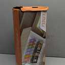 FEMELI Belt Organizer, Acrylic Belt Storage for Closet with Dust Cover, 7 Compartments Belt Container Display Holder for Drawer, Clear Belt Tie Case for Women Men Home