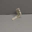 Door Stoppers for Bottom of Door Cast Iron Decorative Door Stop Wedge Metal Doorstops (Retro White)