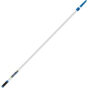 Unger Professional Connect and Clean 6-12 Aluminum Telescopic Extension Pole with Locking Cone and Quick-Flip Clamp, Compatible with Cleaning Tool Attachments, Indoor and Outdoor Use