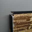 Axeman 16x20 Picture Frame with Mat for 11x14, Solid Oak Wood Poster Frame with Tempered Glass for Home Decor, Wooden 16x20inch Photo Frame for Art Photo and Prints, Wall Hook Included, Black