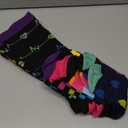 4 Pairs Plus Size Compression Socks for Women & Men, Extra Wide Calf 20-30 mmhg Knee High Compression Stockings for Circulation Swelling Support (2X-Large)