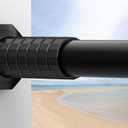 Tension Curtain Rod No Drilling, Heavy Duty 51-168 Inch, Black
