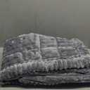 Smiry Couch Cover for Dogs Washable, Non Slip Fuzzy Pet Couch Covers for 3 Cushion Sofa Pet Friendly, Thick Soft Sofa Slipcovers Cushion Protector (Grey, 27.6" x 70.9")