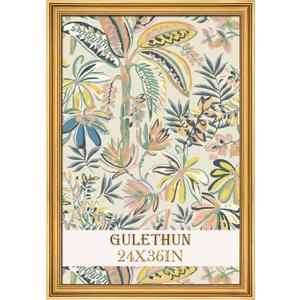 GULETHUN 24x36 Frame, Transitional Modern Design Picture Frames, 24 by 36 Rustic Poster Frame for Home Decor, Gold Vintage Photo Frames, Horizontal or Vertical Display, Choose Size & Color