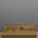 Zakkart SnugCloud Cat Window Perch with 4-Sided Bolster - Orthopedic Cat Hammock for Window Sill - Solid Hardwood & Metal Frame - Window Seat for Pets (Natural Color Wood w/White Bed, Medium) (Medium (22"x15"))