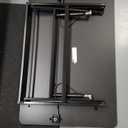 SHW 36-Inch Over Desk Height Adjustable Standing Desk with Monitor Riser, Espresso