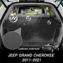 Sze Cargo Cover for Jeep Grand Cherokee 2011-2021 Retractable Trunk Cover Black Rear Trunk Security Cover Shielding Shade Waterproof-New Upgrade