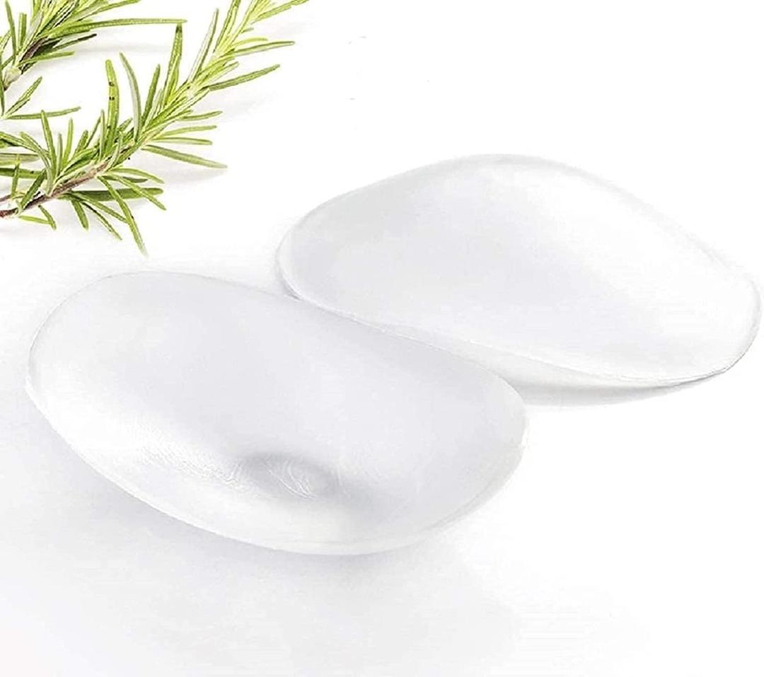 Silicone Shoulder Pads for Womens Clothing, Anti-Slip Shoulder Push-Up Pads Invisible Breathable Shoulder Enhancer Reusable Mothers Day Gift, 1 Pairs Transparent - Large