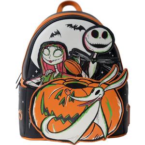 Disney 100 Nightmare Before Christmas Glow-in-The-Dark Mini Backpack, One Size