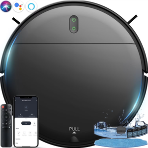 ONSON Robot Vacuum Cleaner, Robot Vacuum and Mop Combo with WIFI/Alexa for Pet Hair and Hard Floor