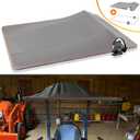 Bonbo Riding Lawn Mower Sun Shade Canopy Fits for Zero Turn Mowers and Lawn Tractors with ROPS Bars