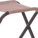 Coleman Rambler II Folding Stool, Compact Portable Stool Supports up to 225lbs, Outdoor Seat & Footrest, 15.5 inches wide, 17 inches high, 16.3 inches deep